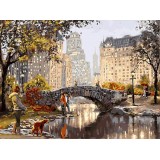 Алмазная мозаика "Мой любимый Париж"  (40х30см)